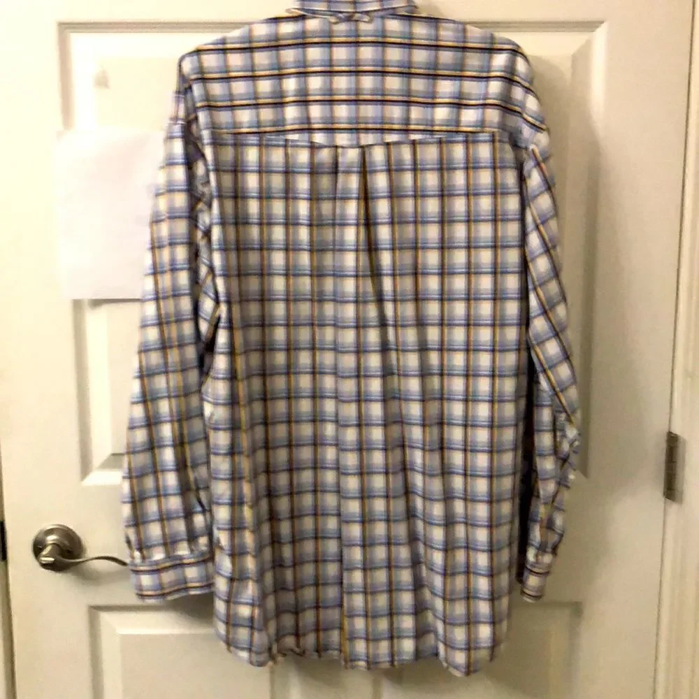 Roper mens plaid button down shirt size XL - Picture 5 of 9